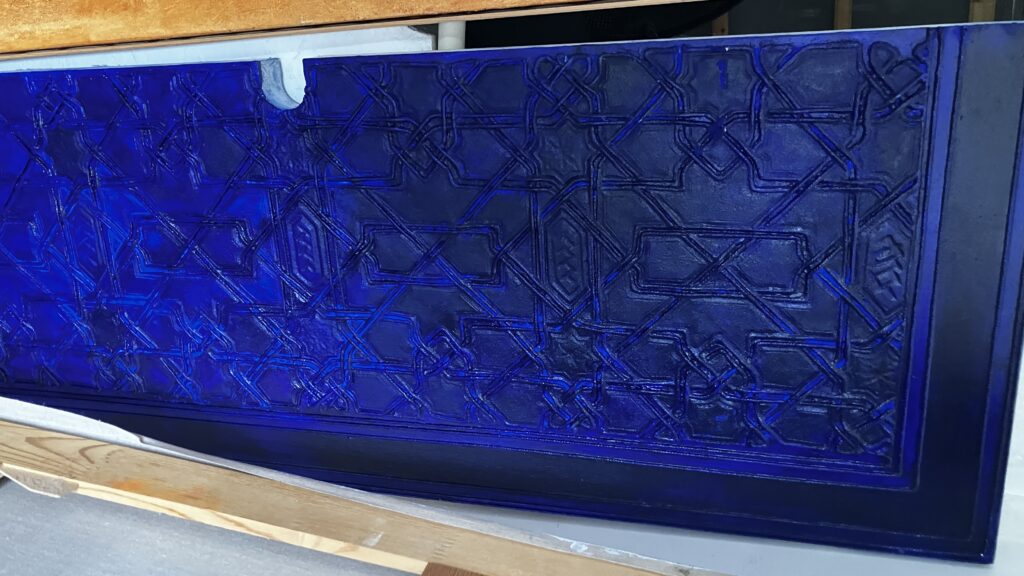 bois chêne 42x141 acrylique