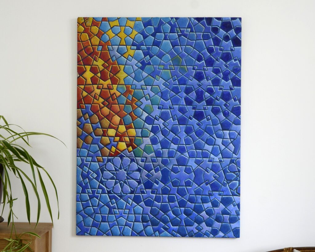 bois aggloméré+enduit 60x80 acrylique+posca