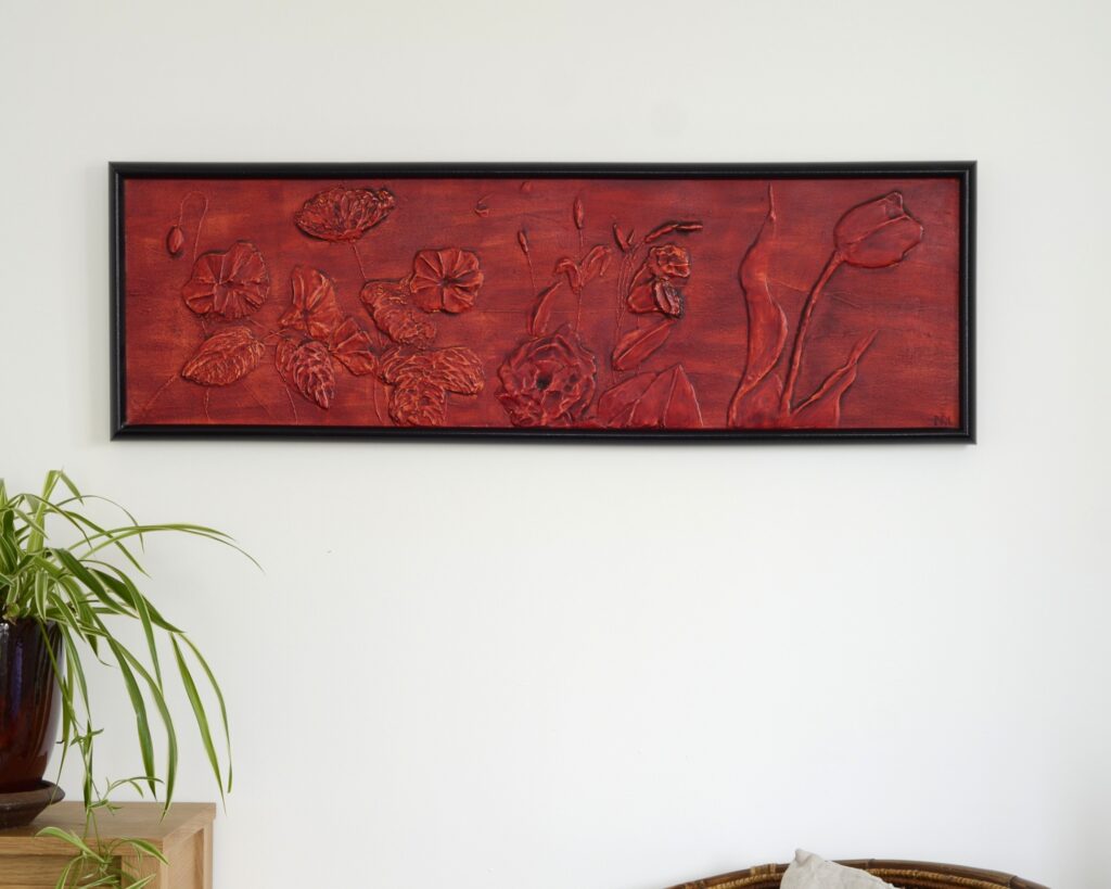 toile 30x100 huile