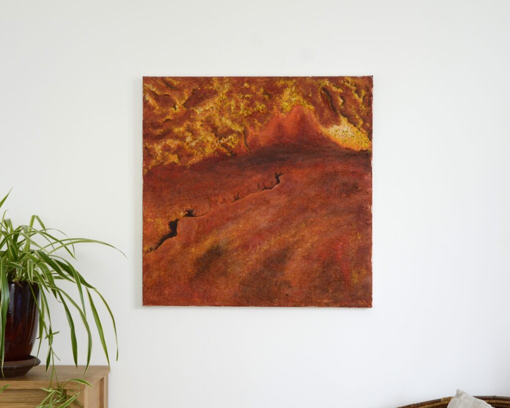 toile 59x59 acrylique